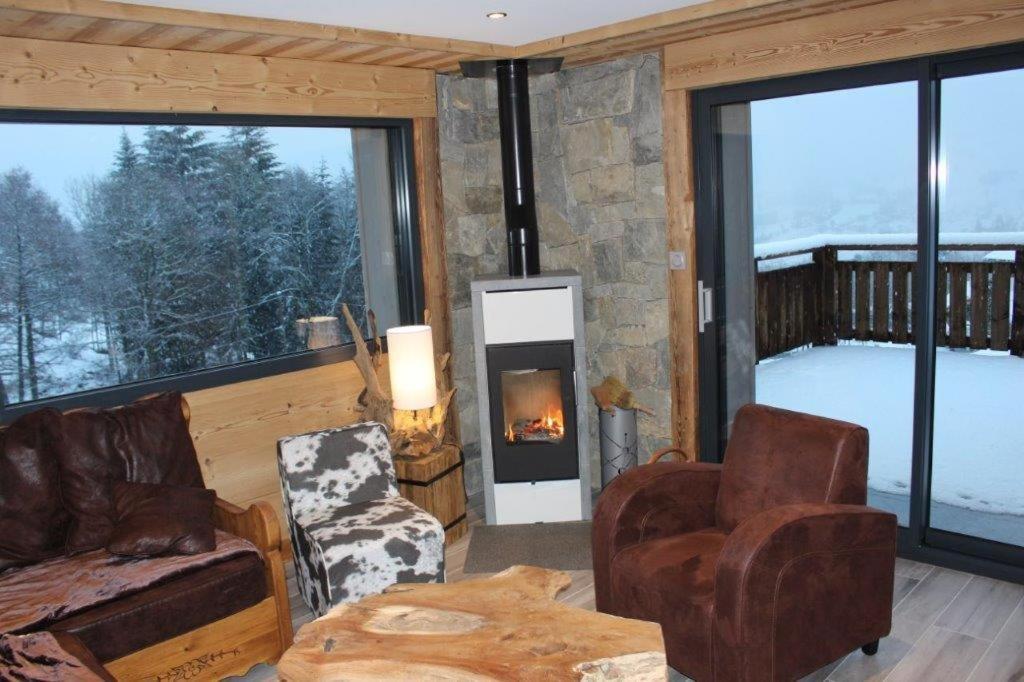 Chalet Bel Horizon La Montagne Des Lamas La Bresse Eksteriør billede